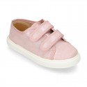 METAL Canvas Girl Sneaker laceless in pastel colors.