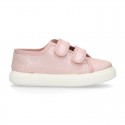 METAL Canvas Girl Sneaker laceless in pastel colors.