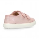 METAL Canvas Girl Sneaker laceless in pastel colors.