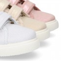 METAL Canvas Girl Sneaker laceless in pastel colors.