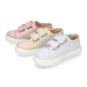 METAL Canvas Girl Sneaker laceless in pastel colors.