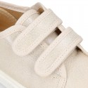 METAL Canvas Girl Sneaker laceless in pastel colors.