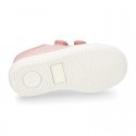 METAL Canvas Girl Sneaker laceless in pastel colors.