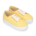 LINEN canvas kids Sneaker shoes.