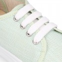 LINEN canvas kids Sneaker shoes.