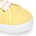 LINEN canvas kids Sneaker shoes.