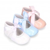 pearls White Patent "leather" Mary Jane baby shoes metal buckles Schoenen Meisjesschoenen Mary Janes toddler size 