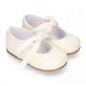 Classic Little Mary Janes angel style in patent leather and pastel colors.