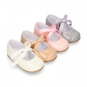 Classic Little Mary Janes angel style in patent leather and pastel colors.