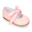 Classic Little Mary Janes angel style in patent leather and pastel colors.