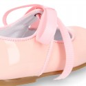 Classic Little Mary Janes angel style in patent leather and pastel colors.