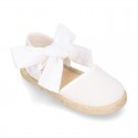 LINEN canvas espadrille shoes in fashion colors.