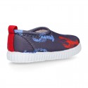NEOPRENE fabric kids Sneaker shoes for beach and pool use with LOBSTERS design.