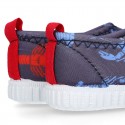 NEOPRENE fabric kids Sneaker shoes for beach and pool use with LOBSTERS design.