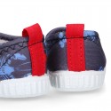 NEOPRENE fabric kids Sneaker shoes for beach and pool use with LOBSTERS design.