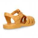Classic Kids jelly shoes for Beach and Pool use in SOLID colors with CLIP PRESS closure.