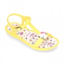 Girl Jelly shoes sandal style with HELLO KITTY design.