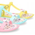 Girl Jelly shoes sandal style with HELLO KITTY design.