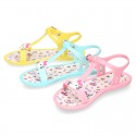 Girl Jelly shoes sandal style with HELLO KITTY design.