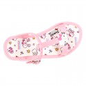 Girl Jelly shoes sandal style with HELLO KITTY design.