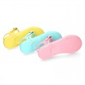 Girl Jelly shoes sandal style with HELLO KITTY design.