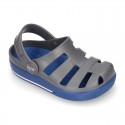 Kids jelly shoes with OLA COMBI CLOG design for beach and pool use.