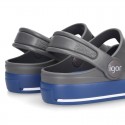 Kids jelly shoes with OLA COMBI CLOG design for beach and pool use.