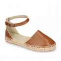 EXTRA SOFT Nappa leather Women BALLET FLAT espadrilles shoes style.