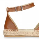 EXTRA SOFT Nappa leather Women BALLET FLAT espadrilles shoes style.