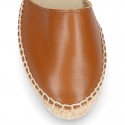 EXTRA SOFT Nappa leather Women BALLET FLAT espadrilles shoes style.