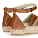 EXTRA SOFT Nappa leather Women BALLET FLAT espadrilles shoes style.