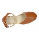 EXTRA SOFT Nappa leather Women BALLET FLAT espadrilles shoes style.