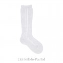 PERLE SIDE OPENWORK KNEE-HIGH SOCKS BY CONDOR.