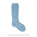 PERLE SIDE OPENWORK KNEE-HIGH SOCKS BY CONDOR.