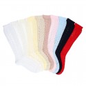 COTTON OPENWORK KNEE-HIGH SOCKS BY CONDOR.