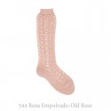 COTTON OPENWORK KNEE-HIGH SOCKS BY CONDOR.