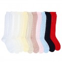 COTTON OPENWORK KNEE-HIGH SOCKS BY CONDOR.