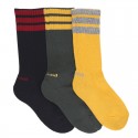 CHILDREN´S SPORT KNEE HIGH SOCKS WITH THREE STRIPES BY CONDOR.