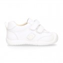OKAA FLEX tennis kids shoes laceless and with toe cap.
