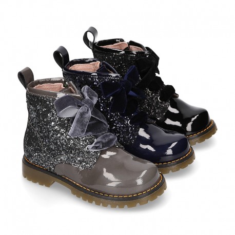 patent leather toddler boots