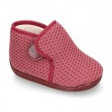 Soft Wool knit kids ankle home shoes laceless.