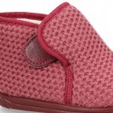 Soft Wool knit kids ankle home shoes laceless.