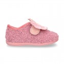 Wool knit BUTTERFLY design home shoes laceless.