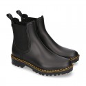 MATTE colors Ankle rain boots with elastic band and MOUNTAIN soles design.