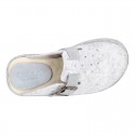 Wool effect OKAA CLOG Home shoes with STARS design.