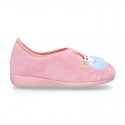 OKAA UNICORNS design Girl cloth Home shoes with elastic strap.