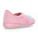 OKAA UNICORNS design Girl cloth Home shoes with elastic strap.