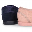 Autumn winter CROCO canvas Kids LACES UP shoes with ties closure.