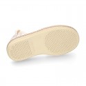 VICHY cotton canvas Girl Dancer style espadrille shoes.