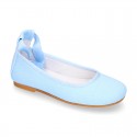 LINEN COTTON CEREMONY Girl Ballet flats dancer style.